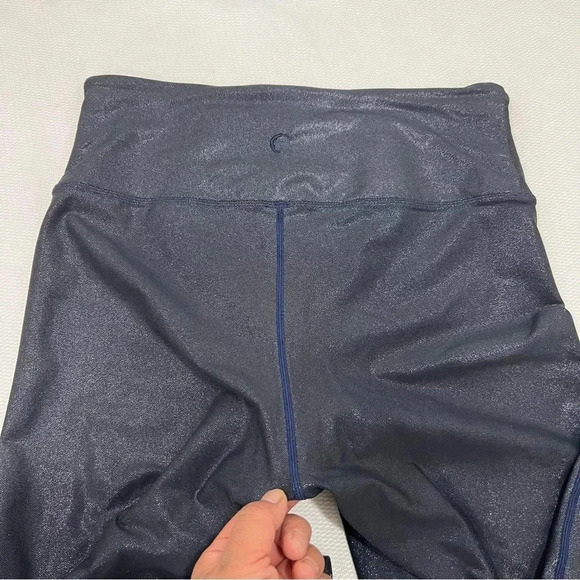 ZYIA Active Blue Twilight Luxe Hi-Rise 7/8 Legging Size 8 - Picture 7 of 13